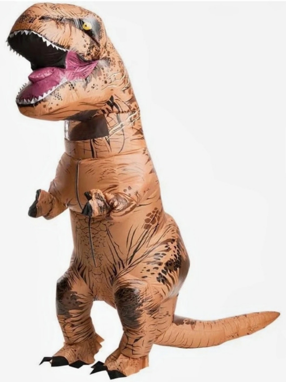 Rubie's Teen Inflatable T-Rex Costume Dinosaur Costume - Brown